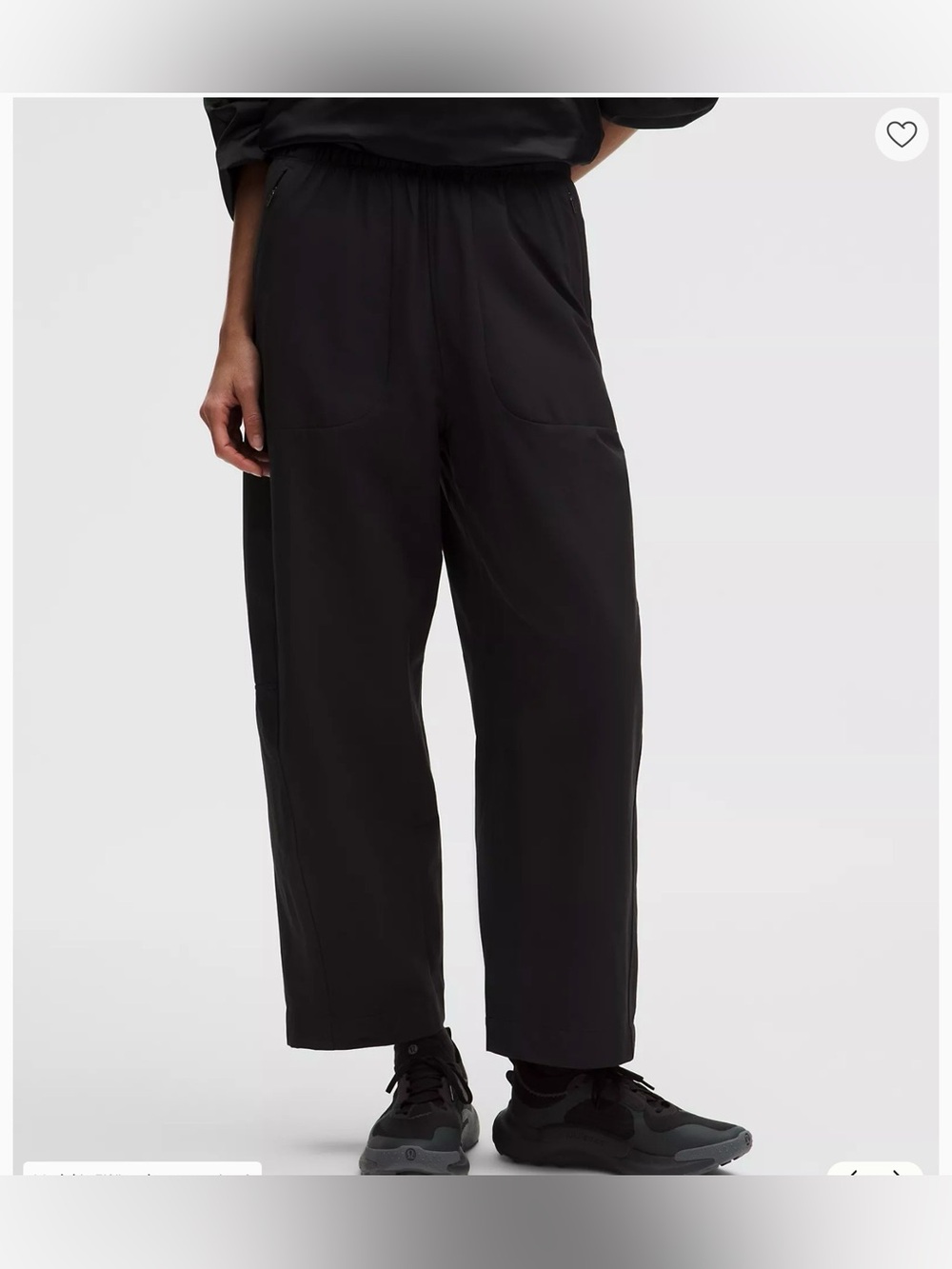 lululemon Lightweight Mid-Rise Barrel-Leg Cropped Pant